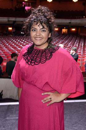 Sara Fazilat bei der Aftershow-Party nach der 24. Verleihung der First Steps Awards im Theater des Westens. Berlin, 08.10.2023