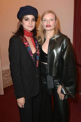 Luise Befort und Luisa-Celine Gaffron bei der Aftershow-Party nach der 24. Verleihung der First Steps Awards im Theater des Westens. Berlin, 08.10.2023