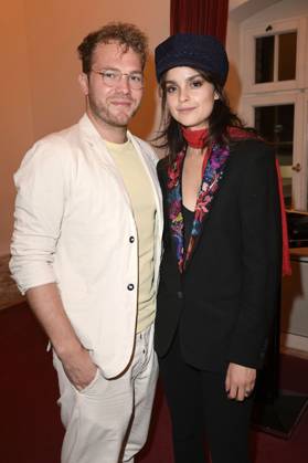 Ben Münchow und Luise Befort bei der Aftershow-Party nach der 24. Verleihung der First Steps Awards im Theater des Westens. Berlin, 08.10.2023