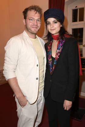 Ben Münchow und Luise Befort bei der Aftershow-Party nach der 24. Verleihung der First Steps Awards im Theater des Westens. Berlin, 08.10.2023