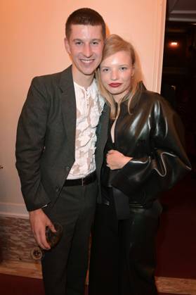 Lorenz Hochhuth und Luisa-Celine Gaffron bei der Aftershow-Party nach der 24. Verleihung der First Steps Awards im Theater des Westens. Berlin, 08.10.2023
