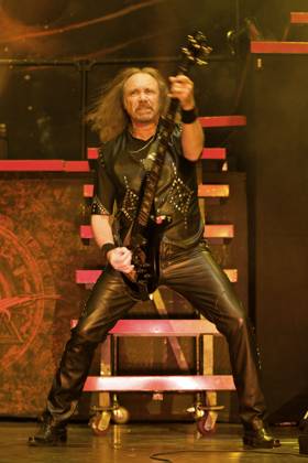 Judas Priest headlines Wembley Arena during 2009 Priest Feast UK Tour Picture shows: Ian Hill of Judas Priest headlines the 2009 Priest Feast UK Tour at London s Wembley Arena on February 21 2009. - Non-Exclusive World Rights Unbylined uses will incur an additional discretionary fee! , Credit:William E Sharp Avalon UK, London  Copyright: xWilliamxExSharpx xAvalonx 0518499849
