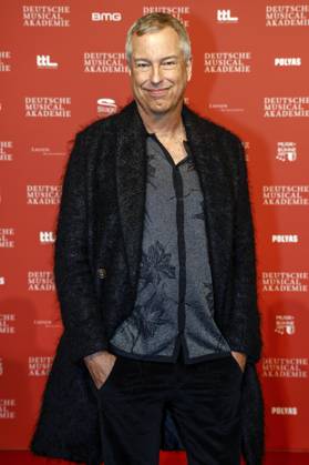 Thomas Hermanns bei der Verleihung des Deutschen Musical Theater Preises 2023 im Theater des Westens. Berlin, 09.10.2023