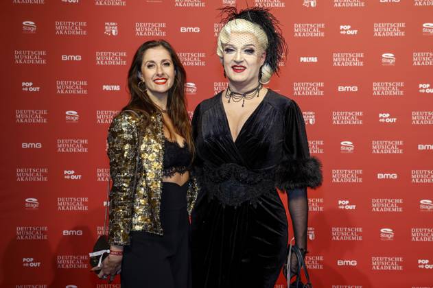 Daisy und Sheila Wolf bei der Verleihung des Deutschen Musical Theater Preises 2023 im Theater des Westens. Berlin, 09.10.2023
