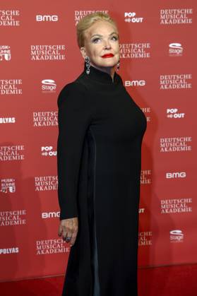 Angelika Milster bei der Verleihung des Deutschen Musical Theater Preises 2023 im Theater des Westens. Berlin, 09.10.2023