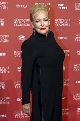 Angelika Milster bei der Verleihung des Deutschen Musical Theater Preises 2023 im Theater des Westens. Berlin, 09.10.2023