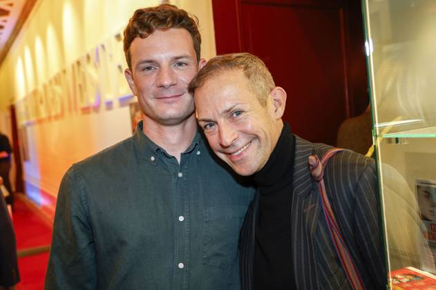 Florian Korty und Tim Fischer bei der Verleihung des Deutschen Musical Theater Preises 2023 im Theater des Westens. Berlin, 09.10.2023