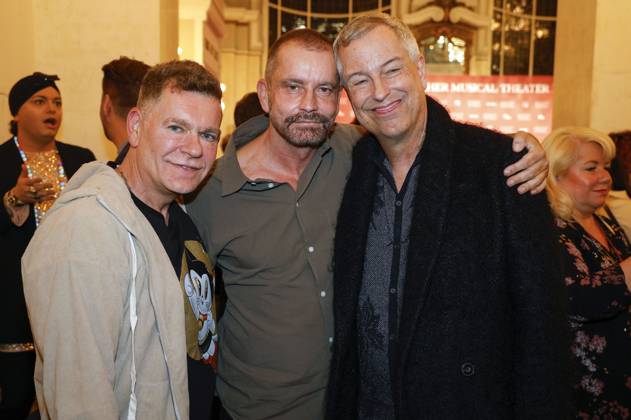 Peter Plate, Ulf Leo Sommer und Thomas Hermanns bei der Verleihung des Deutschen Musical Theater Preises 2023 im Theater des Westens. Berlin, 09.10.2023