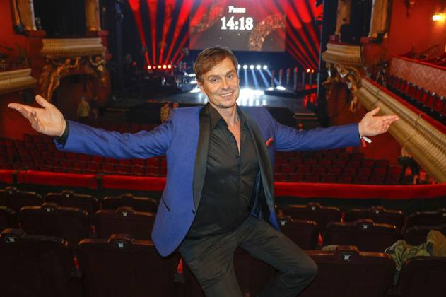 Felix Martin Poenichen bei der Verleihung des Deutschen Musical Theater Preises 2023 im Theater des Westens. Berlin, 09.10.2023