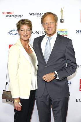 Goldene Bild der Frau in Hamburg Christina Block und Gerhard Delling, Verleihung der Goldene Bild der Frau in der Neuen Flora, Hamburg, 11.10.2023 Copyright: xEventpressxBecherx