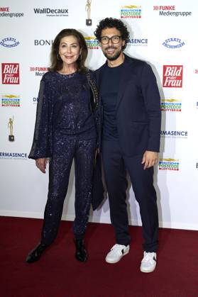 Alexandra von Rehlingen und Boris Entrup bei der 16. Verleihung der Goldenen Bild der Frau 2023 im Stage Theater Neue Flora. Hamburg, 11.10.2023