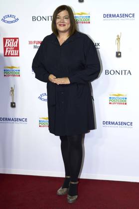 Katharina Fegebank bei der 16. Verleihung der Goldenen Bild der Frau 2023 im Stage Theater Neue Flora. Hamburg, 11.10.2023