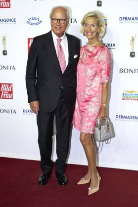 Ulrich Tröger und Kristina Tröger bei der 16. Verleihung der Goldenen Bild der Frau 2023 im Stage Theater Neue Flora. Hamburg, 11.10.2023