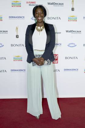 Dayan Kodua bei der 16. Verleihung der Goldenen Bild der Frau 2023 im Stage Theater Neue Flora. Hamburg, 11.10.2023