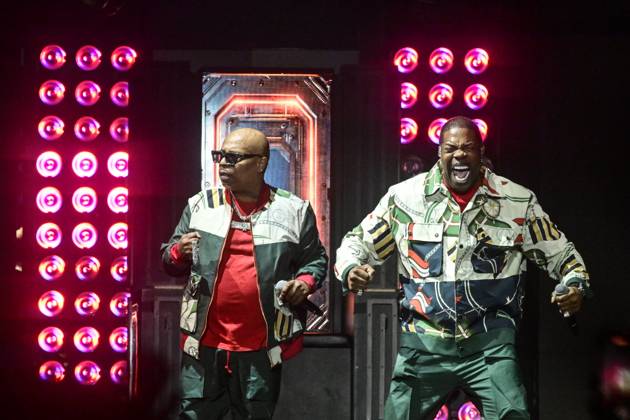 Bilder des Jahres 2023, Entertainment 10 Oktober Entertainment Themen der Woche KW42 Entertainment Bilder des Tages Zagreb, Croatia, 171023. American hip hopper Busta Rhymes performs as opening act at the concert of rapper 50 Cent in Arena Zagreb. Photo: Ivana Grgic CROPIX Copyright: xxIvanaxGrgicx xCROPIXx busta_rhymes8-171023