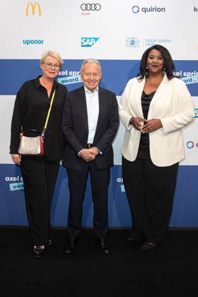 Axel Springer Award 2023 Marion Horn, Ralph Büchi und Niddal Salah-Eldin beim Axel Springer Award 2023 im Axel Springer Neubau am 17.10.2023 in Berlin. Copyright: xEventpressxKochanx