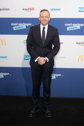 Axel Springer Award 2023 Volker Wissing beim Axel Springer Award 2023 im Axel Springer Neubau am 17.10.2023 in Berlin. Copyright: xEventpressxKochanx
