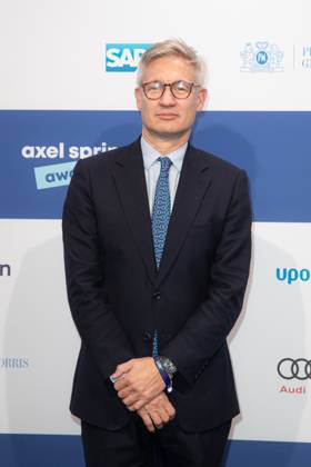 Axel Springer Award 2023 Ulf Poschardt beim Axel Springer Award 2023 im Axel Springer Neubau am 17.10.2023 in Berlin. Copyright: xEventpressxKochanx