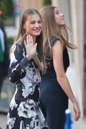 The King and Queen of Spain, the Princess of Asturias and Infanta Sofia preside over the 31st Princess of Asturias Awards Concert Princess Leonor and Infanta Sofia arrive at the XXXI Princess of Asturias Awards Concert at the Auditorio Palacio de Congresos Principe Felipe on October 19, 2023 in Oviedo, Spain. Photo by Raul Terrel Europa Press ABACAPRESS.COM Oviedo Spain  Copyright: xEuropaxPress ABACAx 872467_015 EuropaxPress ABACAx 872467_015