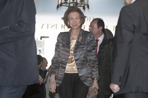 Spanien, Verleihung Prinzessin-von-Asturien-Preis in Oviedo Queen Sofia Arrives At Hotel De La Reconquista - Oviedo Queen Sofia on her arrival at the Hotel de La Reconquista, on October 20, 2023, in Oviedo (Spain). Photo by Raul Terrel Europa Press ABACAPRESS.COM Oviedo Spain  Copyright: xEuropaxPress ABACAx 872566_013 EuropaxPress ABACAx 872566_013