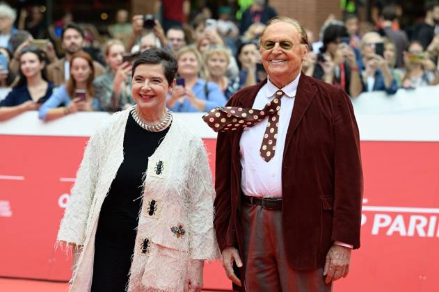 Isabella Rossellini and Renzo Arbore attends the red carpet during the 18th Rome Film Festival at Auditorium Parco Della Musica on October 20, 2023 in Rome, Italy.  Copyright: xFabrizioxCorradetti LiveMediax x xx IPA_IPA41103397