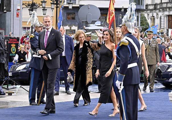 Spanish King Felipe VI and Queen Letizia during the Princess of Asturias Awards 2023 in Oviedo, on Friday 20 October 2023 Cordon Press