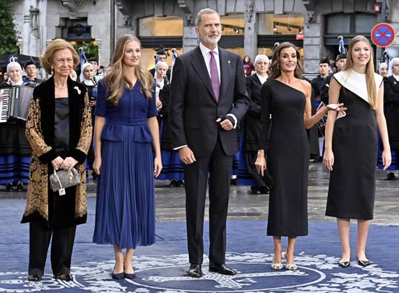 Spanish King Felipe VI and Queen Letizia during the Princess of Asturias Awards 2023 in Oviedo, on Friday 20 October 2023 Cordon Press