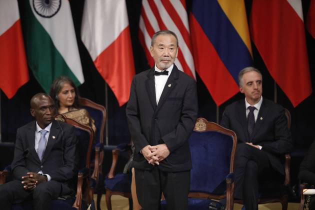 Princess of Asturias Awards Ceremony - Oviedo Japanese writer Haruki Murakami during the 43rd edition of the Princess of Asturias Awards 2023, at the Campoamor Theater, on October 20, 2023, in Oviedo, Asturias, Spain. The Princess of Asturias Awards Ceremony is the main activity carried out by the Princess of Asturias Foundation, a private non-profit institution whose objectives are to contribute to the exaltation and promotion of scientific, cultural and humanistic values and to consolidate the links between the Principality of Asturias and the title traditionally held by the heirs to the Crown of Spain. The day is considered one of the most important cultural events on the international agenda. Photo by Jorge Peteiro Europa Press ABACAPRE  Copyright: xEuropaxPress ABACAx 872624_066 EuropaxPress ABACAx 872624_066