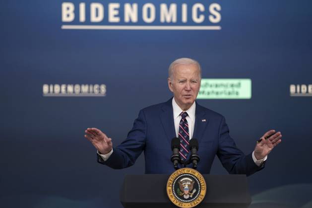 Bilder des Jahres 2023, News 10 Oktober News Themen der Woche KW43 News Bilder des Tages United States President Joe Biden makes remarks at an event highlighting how Bidenomics and his agenda are growing the economy in the South Court Auditorium in Washington, DC, October 23, 2023. Copyright: xCNPx xMediaPunchx