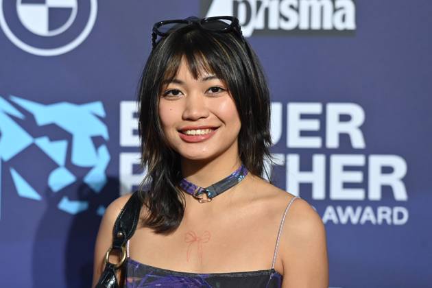 Nhung Hong (Schauspielerin), Einzelbild,angeschnittenes Einzelmotiv,Portraet,Portrait,Porträt. Roter Teppich,Blauer Panther Ð TV und Streaming Award 2023 am 25.10.2023 in der BMW Welt Muenchen.