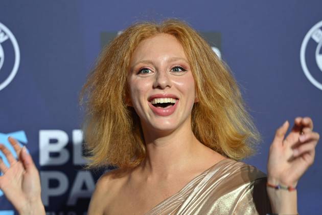 Anna ERMAKOVA (Tochter von Boris Becker). Einzelbild,angeschnittenes Einzelmotiv,Portraet,Portrait,Porträt. Roter Teppich,Blauer Panther Ð TV und Streaming Award 2023 am 25.10.2023 in der BMW Welt Muenchen.