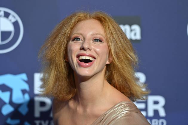 Anna ERMAKOVA (Tochter von Boris Becker). Einzelbild,angeschnittenes Einzelmotiv,Portraet,Portrait,Porträt. Roter Teppich,Blauer Panther Ð TV und Streaming Award 2023 am 25.10.2023 in der BMW Welt Muenchen.