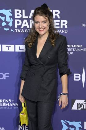 Lara Mandoki bei der Verleihung vom Blauer Panther - TV & Streaming Award 2023 in der BMW Welt. München, 25.10.2023