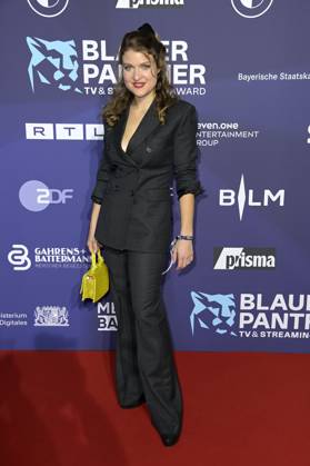Lara Mandoki bei der Verleihung vom Blauer Panther - TV & Streaming Award 2023 in der BMW Welt. München, 25.10.2023