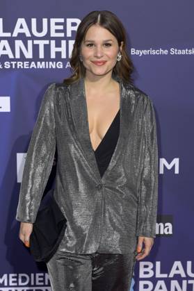 Cristina do Rego bei der Verleihung vom Blauer Panther - TV & Streaming Award 2023 in der BMW Welt. München, 25.10.2023