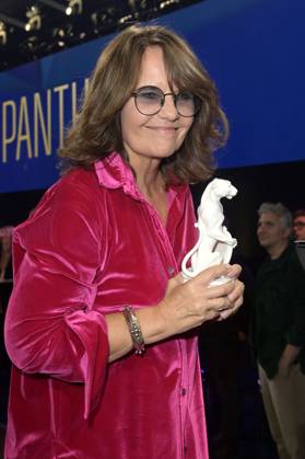 Charlotte Link bei der Verleihung vom Blauer Panther - TV & Streaming Award 2023 in der BMW Welt. München, 25.10.2023