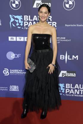 Agnes Kiyomi Decker bei der Verleihung vom Blauer Panther - TV & Streaming Award 2023 in der BMW Welt. München, 25.10.2023