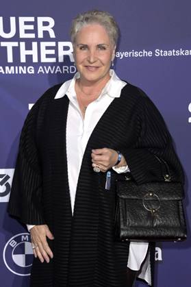 Katerina Jacob bei der Verleihung vom Blauer Panther - TV & Streaming Award 2023 in der BMW Welt. München, 25.10.2023