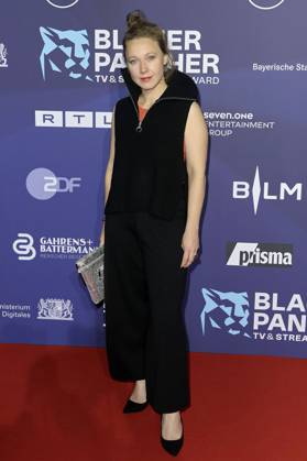 Katharina Leonore Goebel bei der Verleihung vom Blauer Panther - TV & Streaming Award 2023 in der BMW Welt. München, 25.10.2023