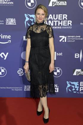 Teresa Rizos bei der Verleihung vom Blauer Panther - TV & Streaming Award 2023 in der BMW Welt. München, 25.10.2023