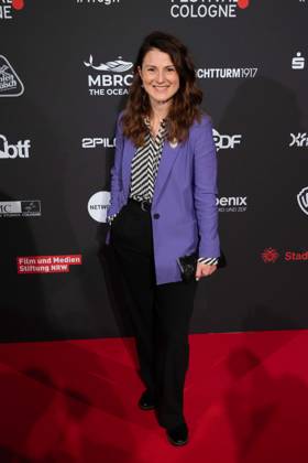 Anna-Maria BOEHM, Böhm, Schauspielerin Roter Teppich, Red Carpet Show, Ankunft, arrival, Film Festival Cologne awards in Koeln, 26.10.2022.
