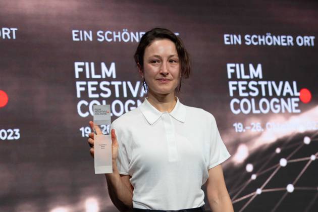 Katharina HUBER, Filmemacherin, Regisseurin, Katharina HUBER erhaelt den Filmpreis NRW, Film Festival Cologne awards in Koeln, 26.10.2022.