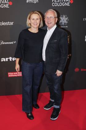 Susan Link mit Ehemann Wolfgang Link bei der Verleihung der Cologne Awards auf dem 33. Film Festival Cologne 2023 im E-Werk. Köln, 26.10.2023
