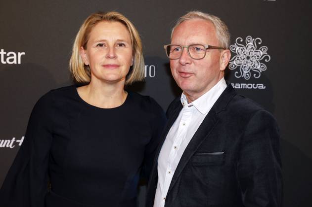 Susan Link mit Ehemann Wolfgang Link bei der Verleihung der Cologne Awards auf dem 33. Film Festival Cologne 2023 im E-Werk. Köln, 26.10.2023