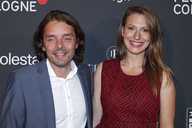 Mara Bergmann mit Partner Alex Hoffmann bei der Verleihung der Cologne Awards auf dem 33. Film Festival Cologne 2023 im E-Werk. Köln, 26.10.2023