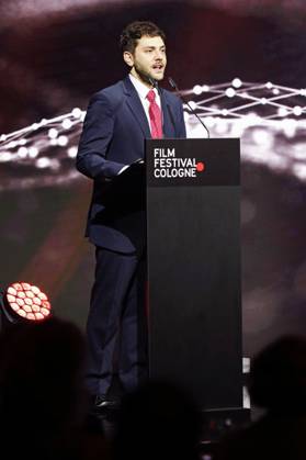 Xavier Dolan bei der Verleihung der Cologne Awards auf dem 33. Film Festival Cologne 2023 im E-Werk. Köln, 26.10.2023