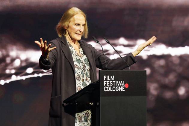 Gabriela Sperl bei der Verleihung der Cologne Awards auf dem 33. Film Festival Cologne 2023 im E-Werk. Köln, 26.10.2023