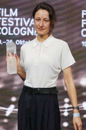 Katharina Huber bei der Verleihung der Cologne Awards auf dem 33. Film Festival Cologne 2023 im E-Werk. Köln, 26.10.2023