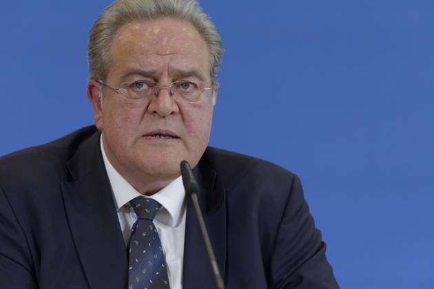 Jahresbericht Bundespolizei 2022 vorgestellt 2023-11-08 - Deutschland, Berlin - Die Bundesministerin des Inneren und für Heimat, und Bundespolizeipräsident Dr. Dieter Romann stellen den Jahresbericht der Bundespolizei 2022 vor.