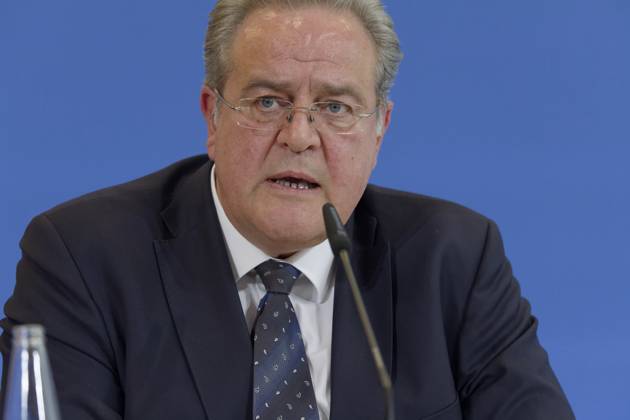 Jahresbericht Bundespolizei 2022 vorgestellt 2023-11-08 - Deutschland, Berlin - Die Bundesministerin des Inneren und für Heimat, und Bundespolizeipräsident Dr. Dieter Romann stellen den Jahresbericht der Bundespolizei 2022 vor.